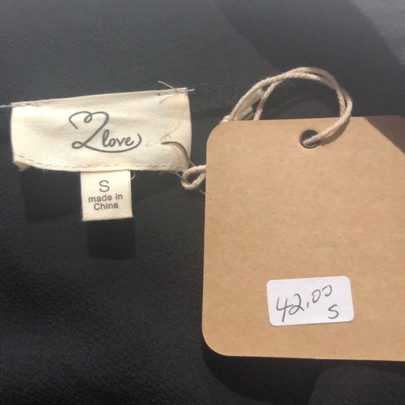 NWT Love black jumpsuit size small - Picture 8 of 9